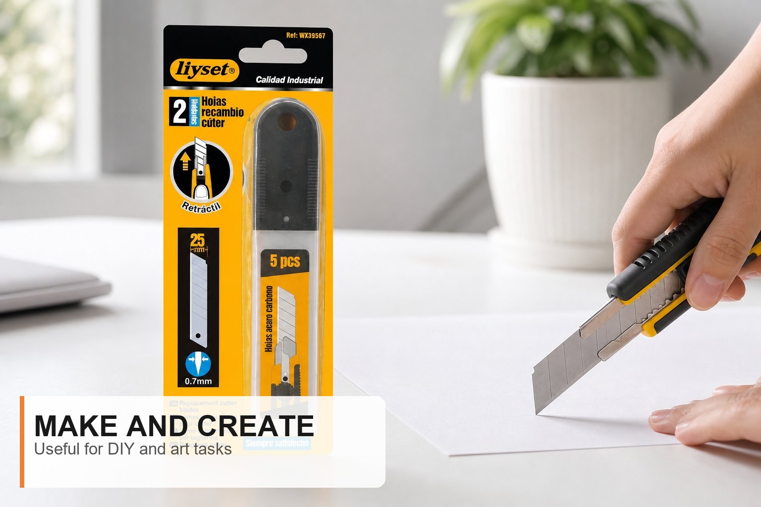 Hojas de recambio para cúter T25mm 5 unidades