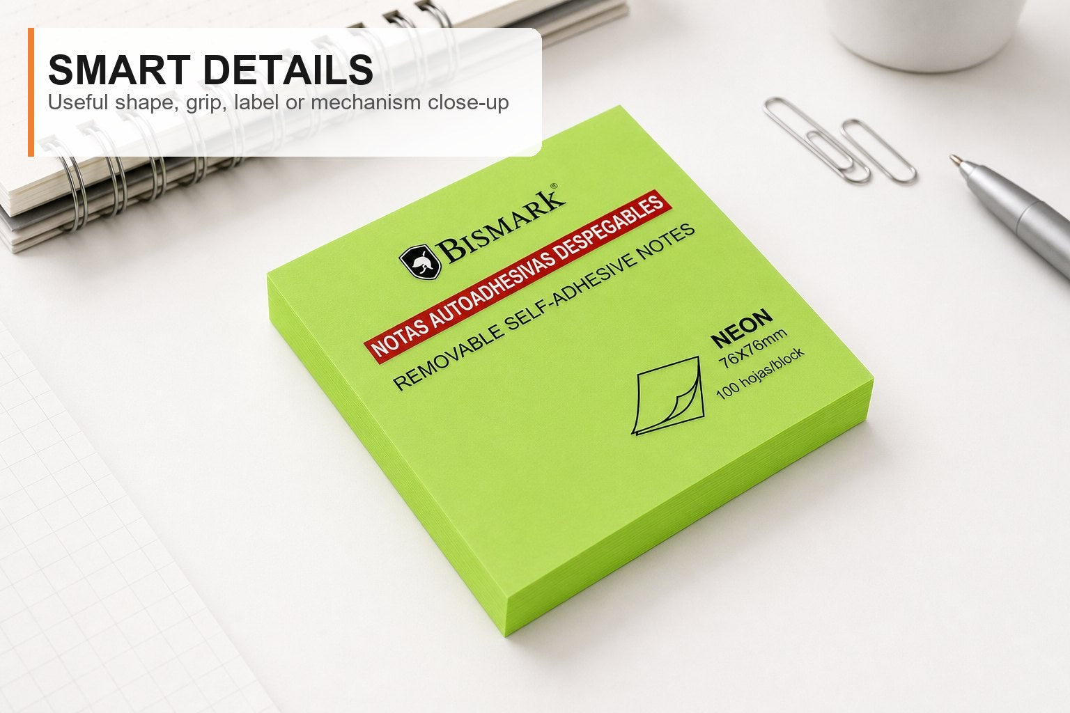 Self-adhesive notes block