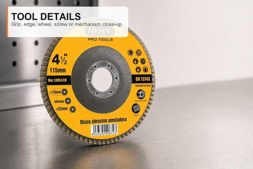 Disco Abrasivo Amoladora 115mm P40 6pz ()