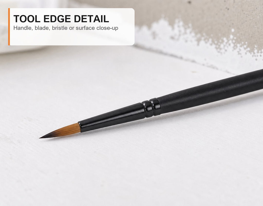 Short Professional Synthetic Brush 6 Units