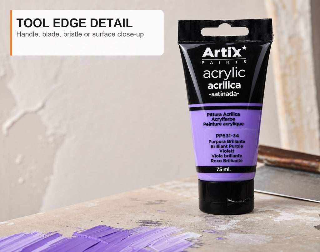Pintura Acrílica Púrpura Brillante 75 Ml