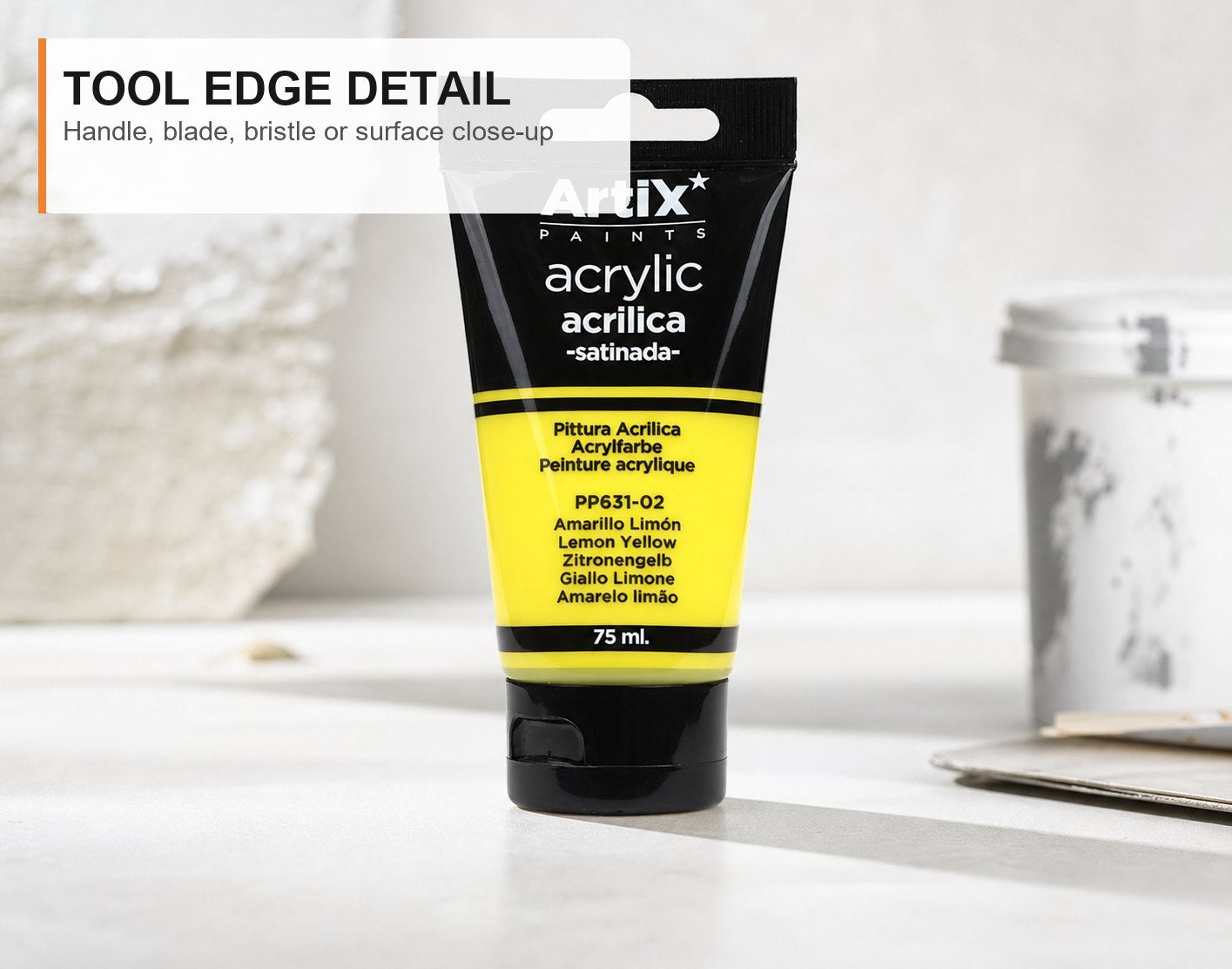 Pintura Acrílica Amarillo Limón 75 Ml