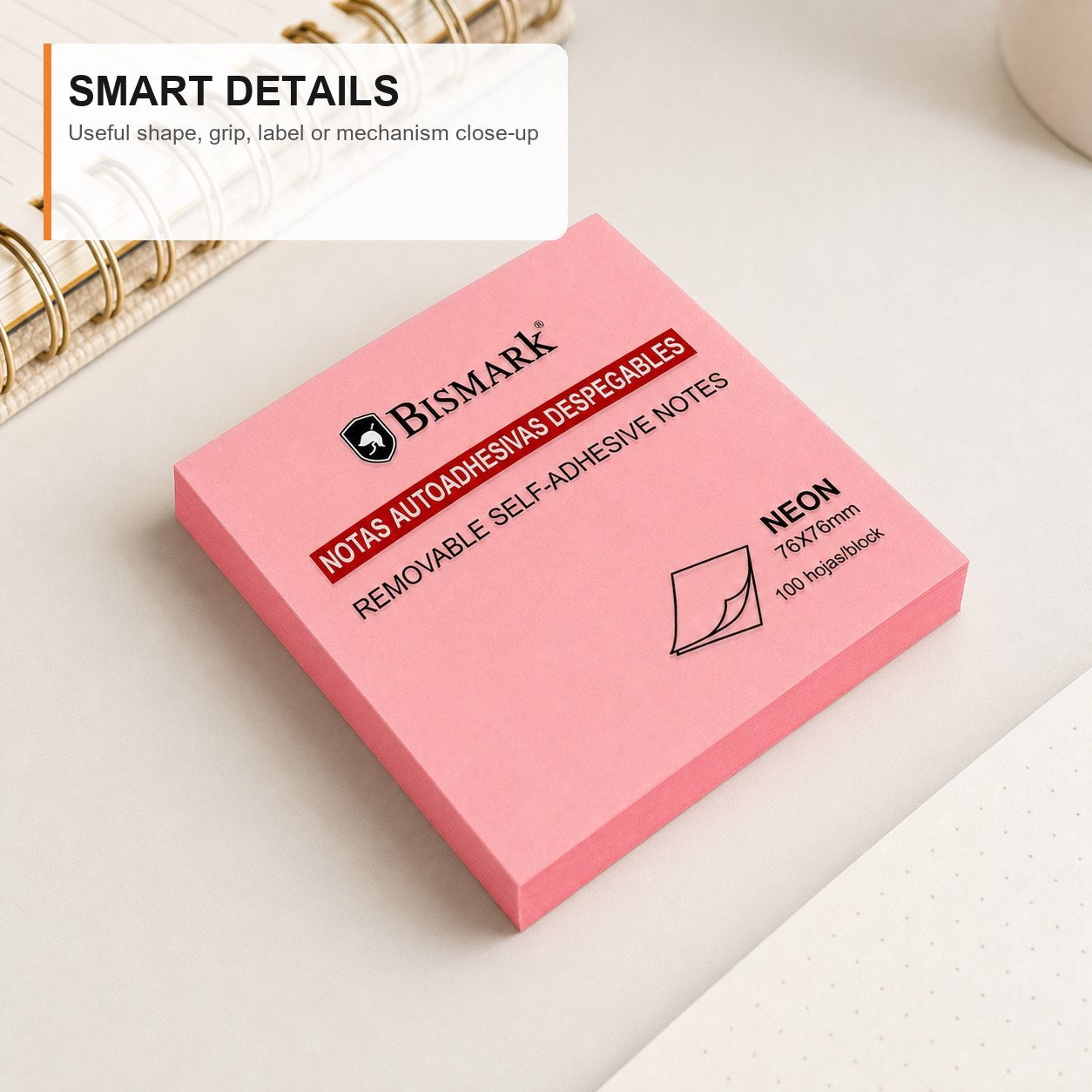 Self-adhesive notes block