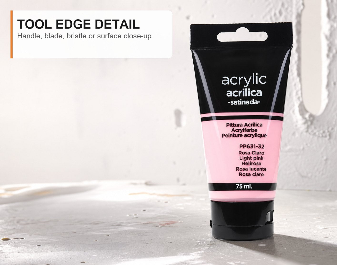 Pintura Acrílica Rosa Claro 75 ml