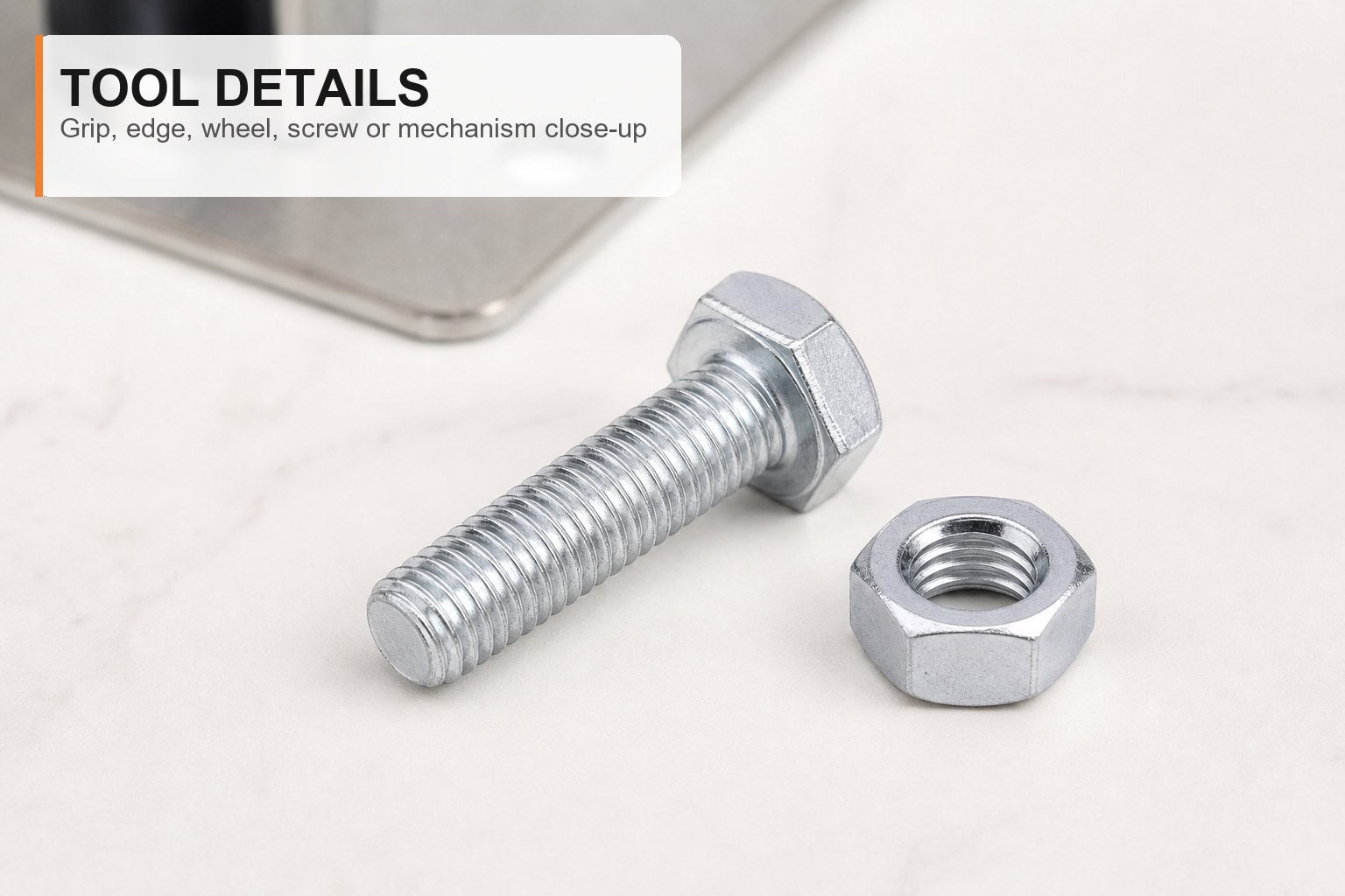 Tornillo Hexagonal 6mmx20mm M6 10 pzas.