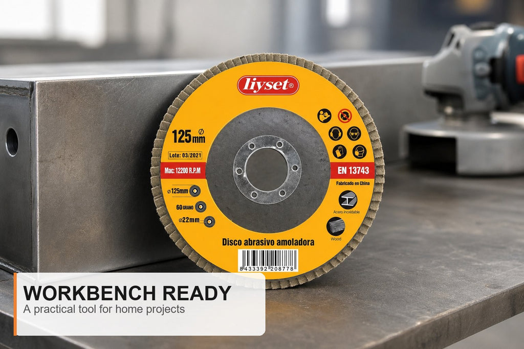 Disco Abrasivo para Amoladora 125mm P60 6uds