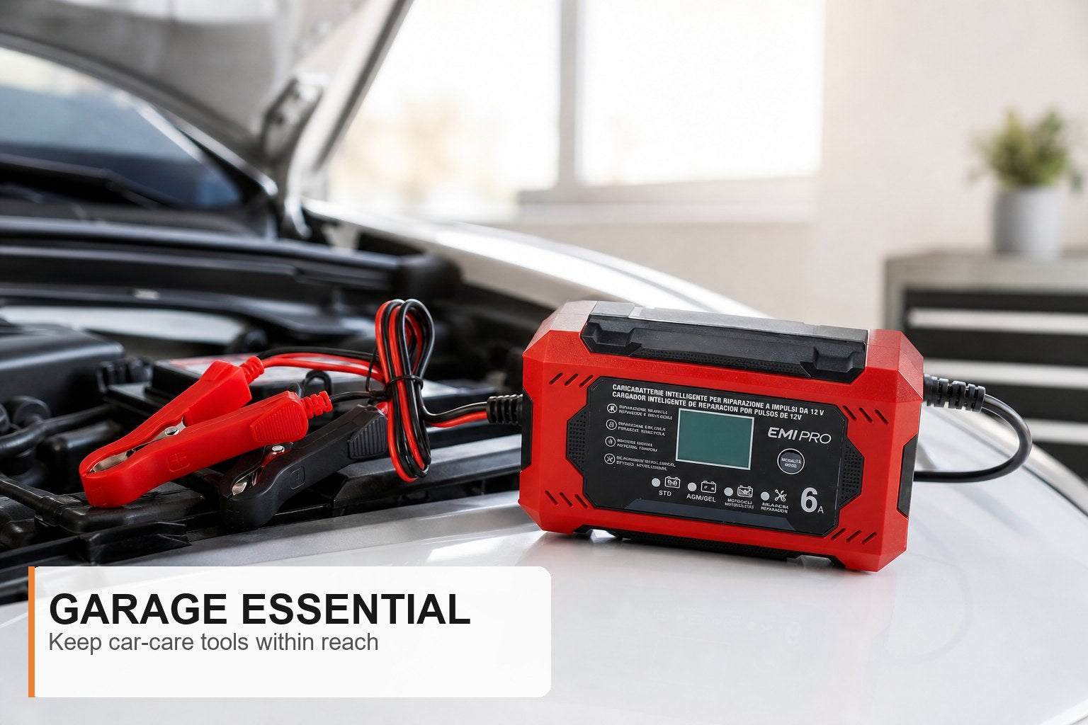 Emi Car Battery Charger 12v 6a