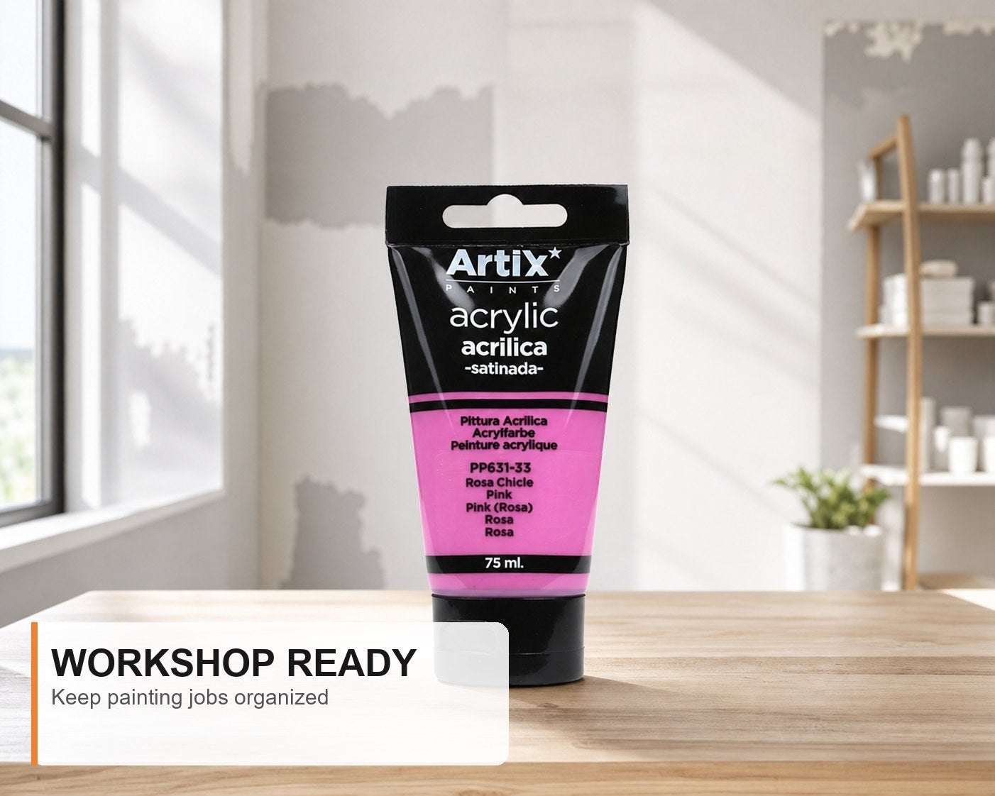 Pintura Acrílica Magenta Rosa 75 Ml