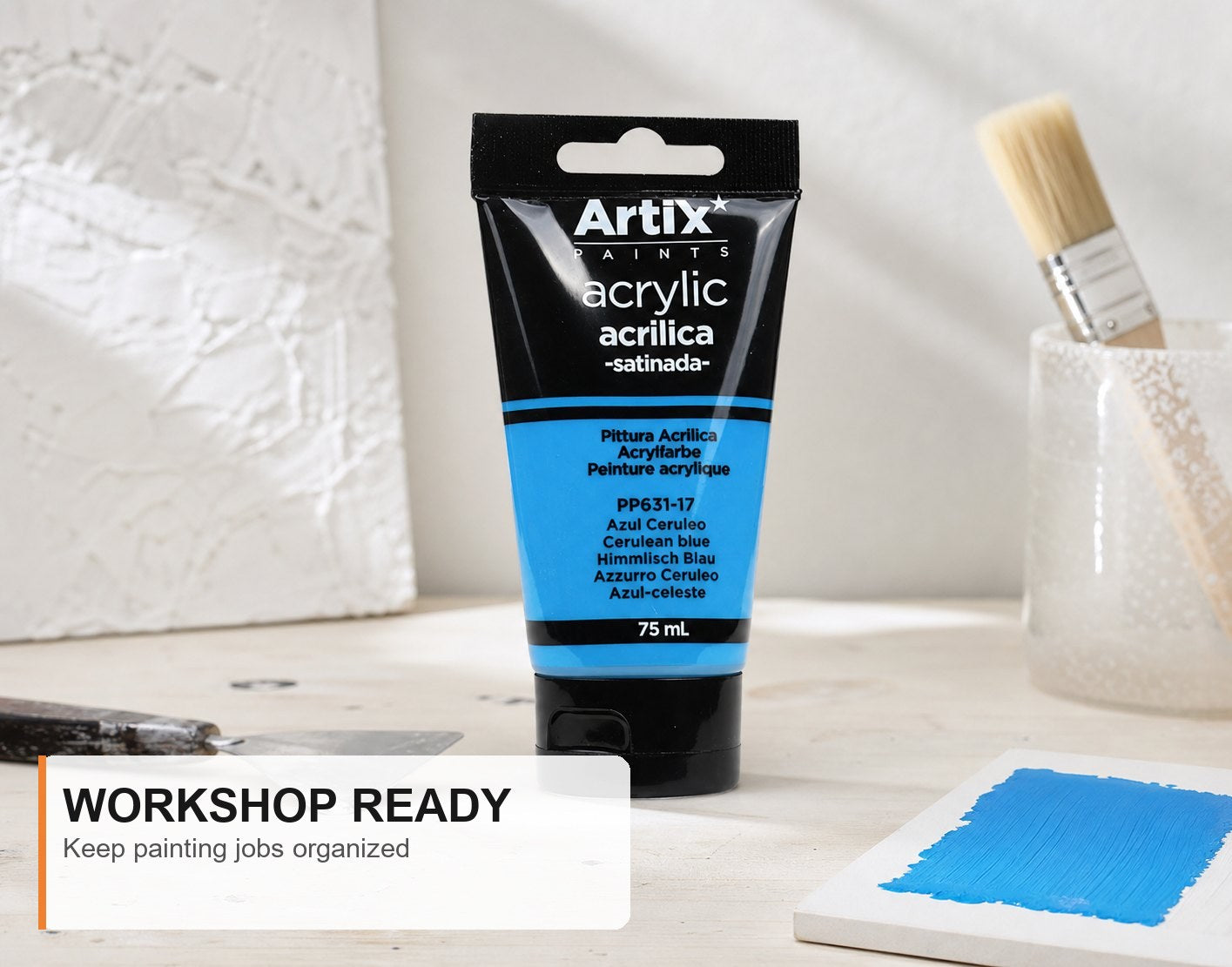 Pintura Acrílica Azul Cerúleo 75 ml