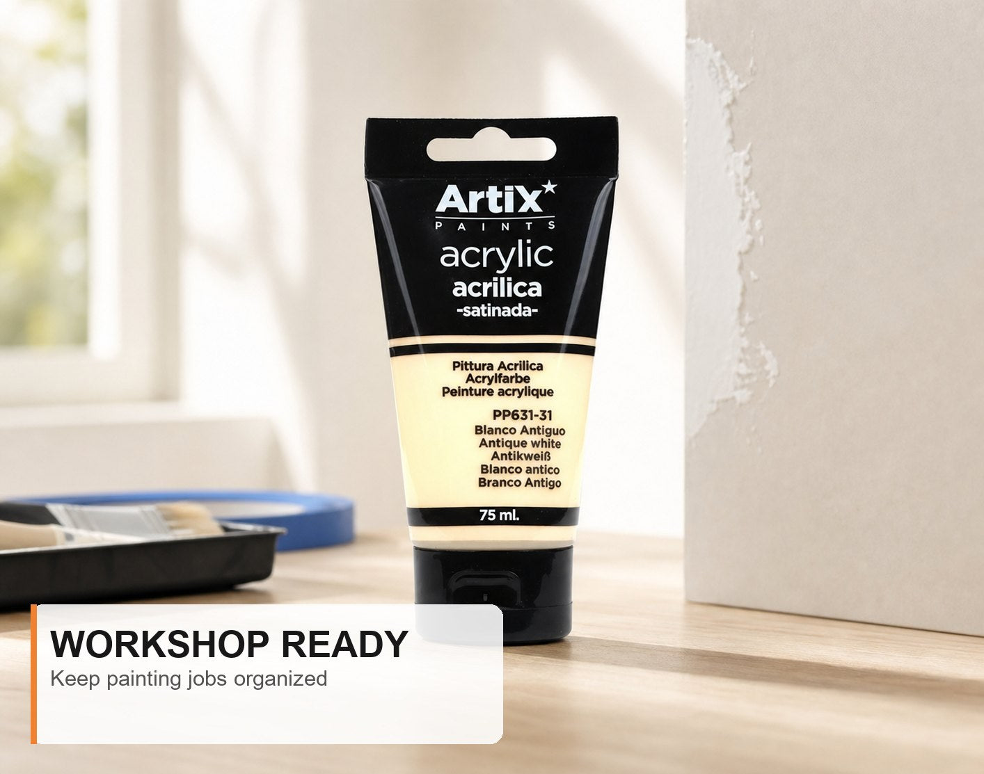 Pintura Acrílica Blanco Antiguo 75 ml