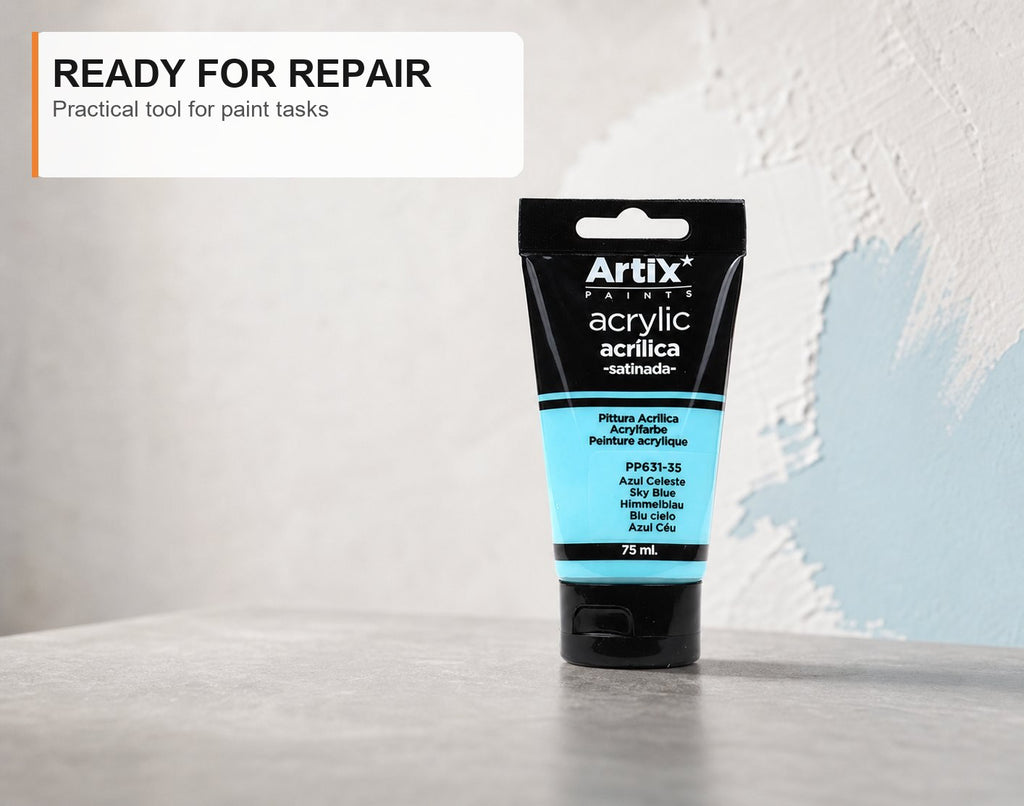 Pintura acrílica azul cielo 75 ml