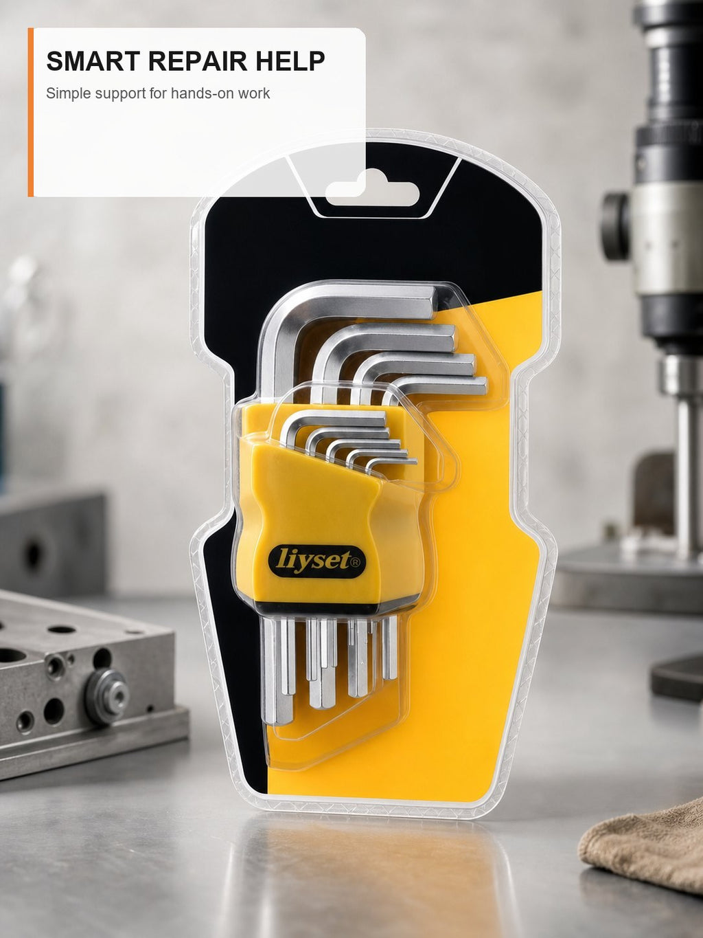 Llaves Allen Calidad Industrial 9 pzs.