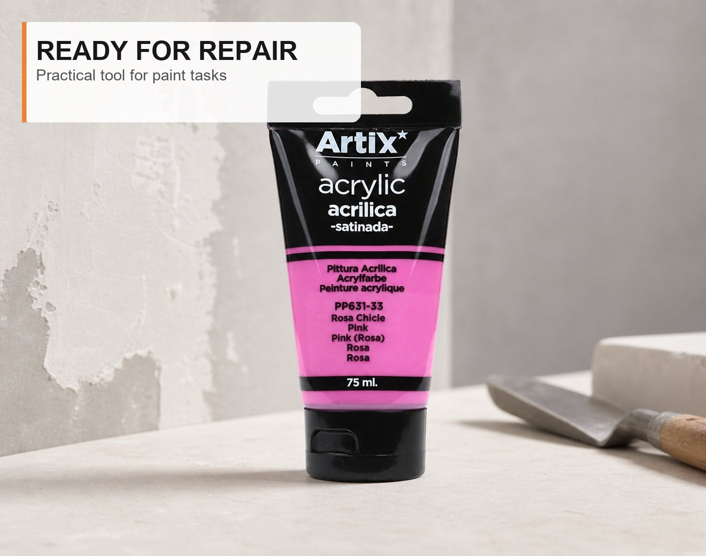 Pintura Acrílica Magenta Rosa 75 Ml