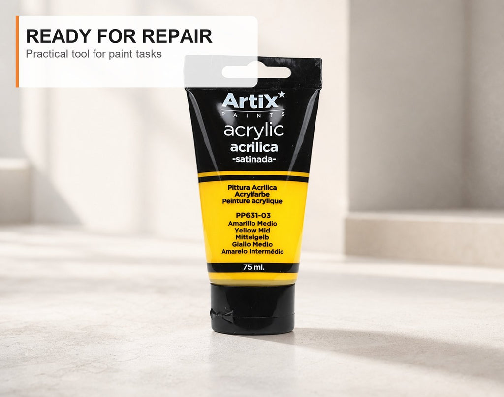 Pintura Acrílica Amarillo Medio 75 ml