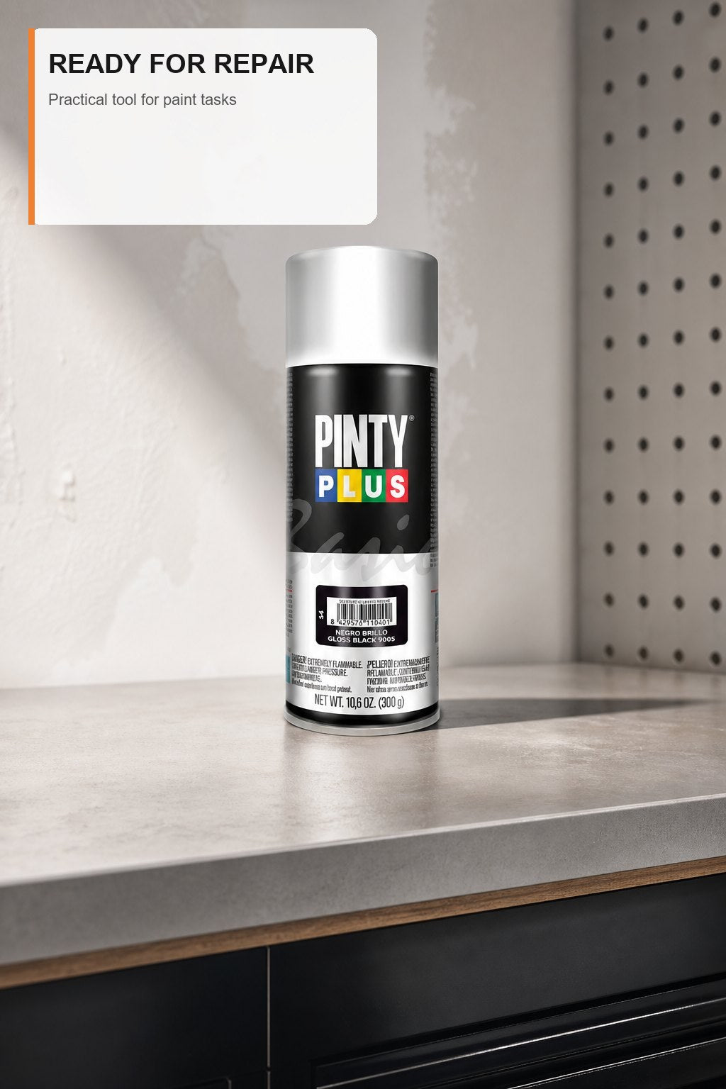 54pintyplus Basic 520cc Negro Brillo 9005