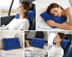 Almohada de Viaje Ergonómica | Cojín Cervical para Descanso y Siesta