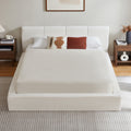 Cama de 160x200 cm con cabeza con relleno, armazón de acero reforzado, sin boxspring: montaje sencillo, alta estabilidad, no incluye colchón.