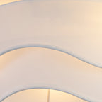 Ventilador de techo de 19 pulgadas moderno, alas de ABS, doble control a través de la app y el mando a distancia, seis velocidades reversibles de ajuste del ventilador, ideal para dormitorios y guarderías