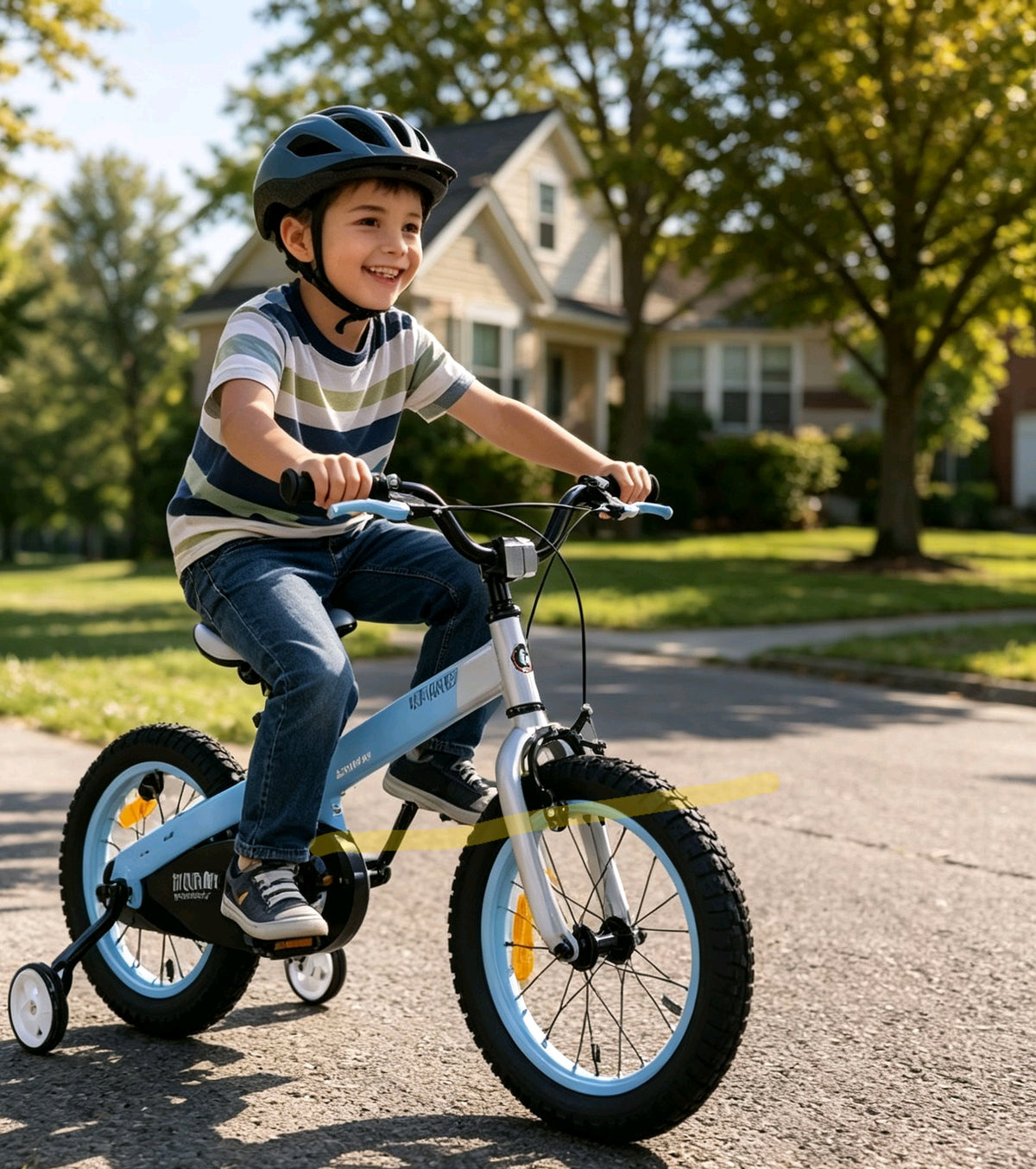 Bicicleta para niños con ruedas de entrenamiento, bicicleta para niños y niñas, bicicleta de 12/14/16 pulgadas para niños de 3 a 6 años