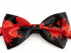 Corbata de Halloween con Diseño de Manchas de Sangre