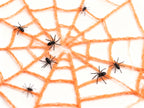 Decoración de Halloween: Red de Araña Naranja