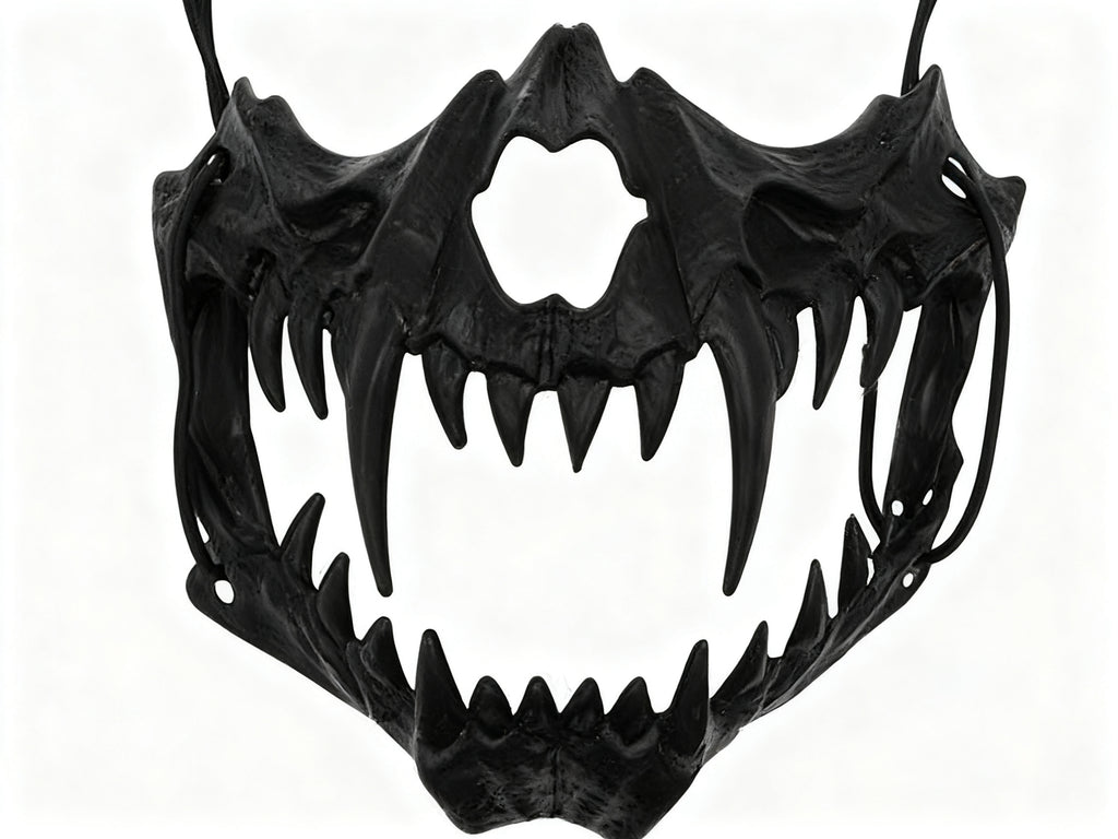 Mascarilla Colmillos Halloween 1 Unidad