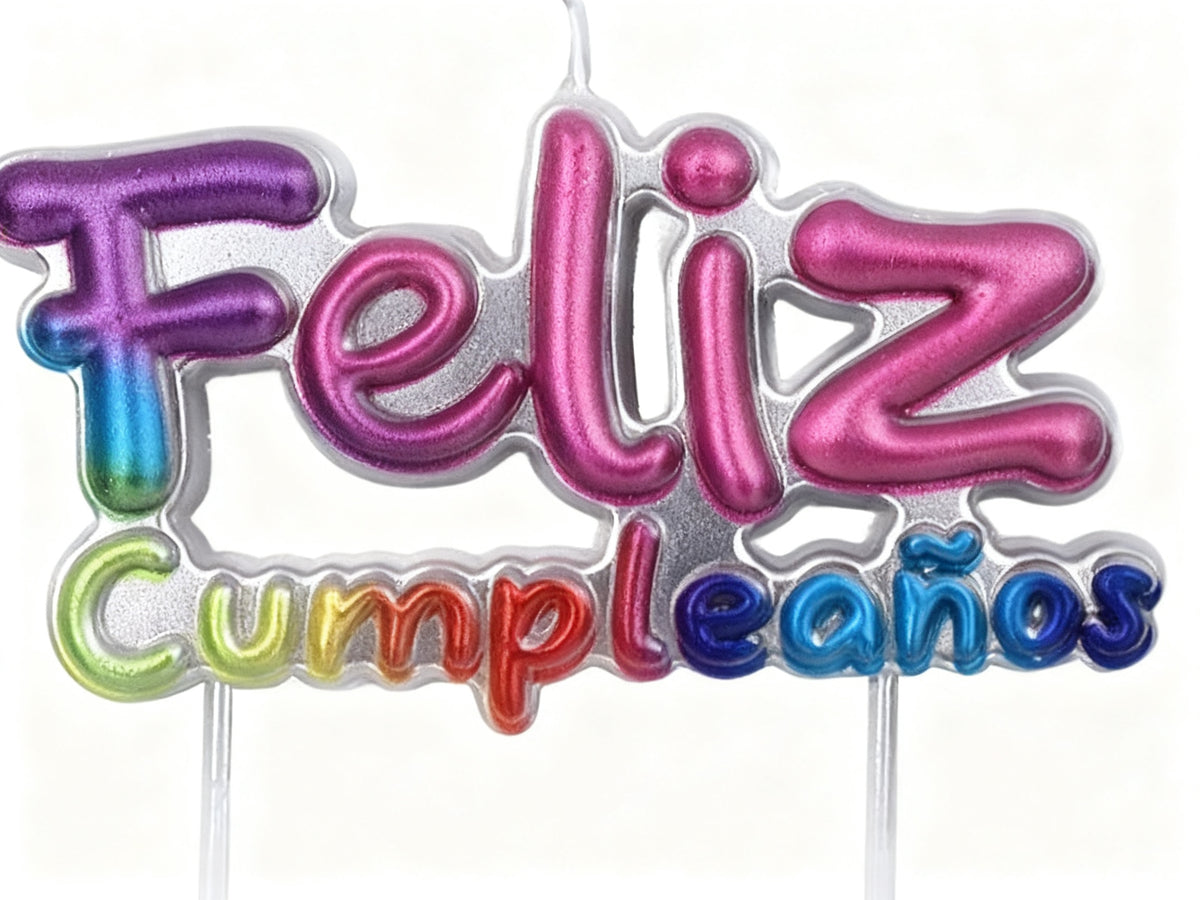 Vela Feliz Cumpleaños 3D