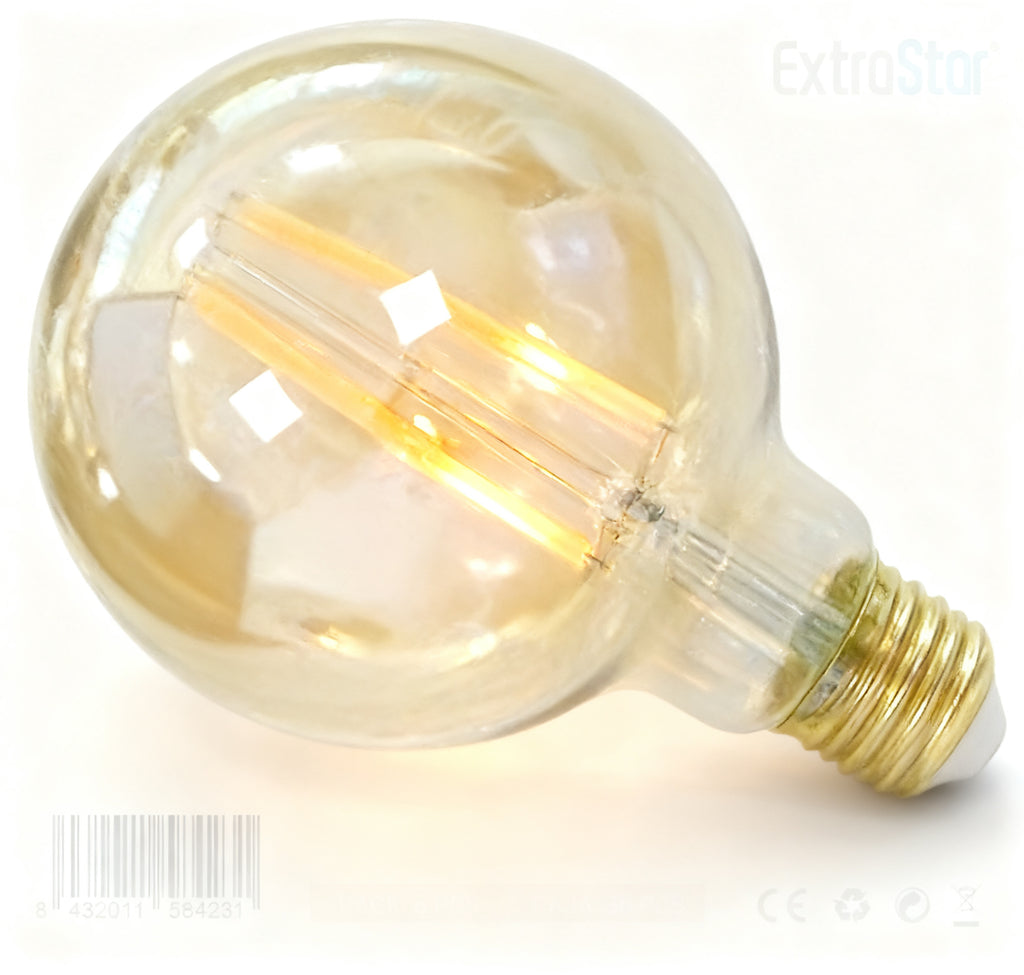 Bombilla Bola LED Adorno E27 6W 2200K