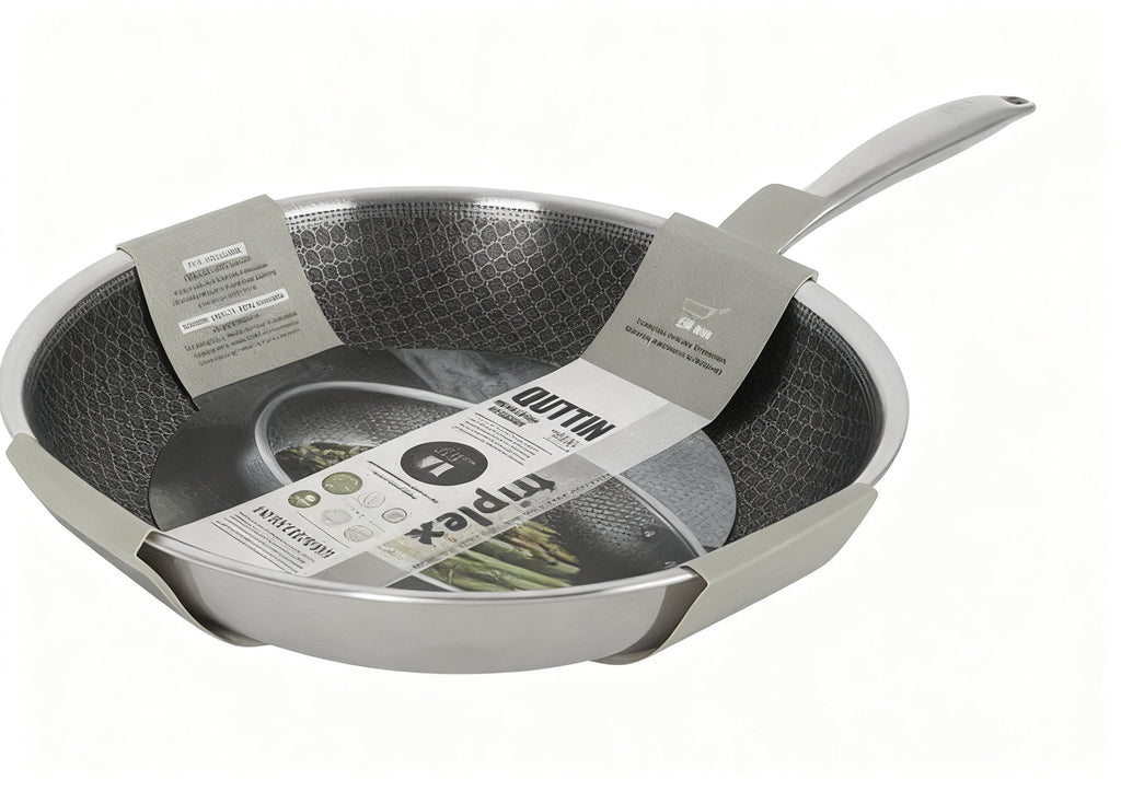 Sartén Acero Inducción Triplex 28cm Quttin