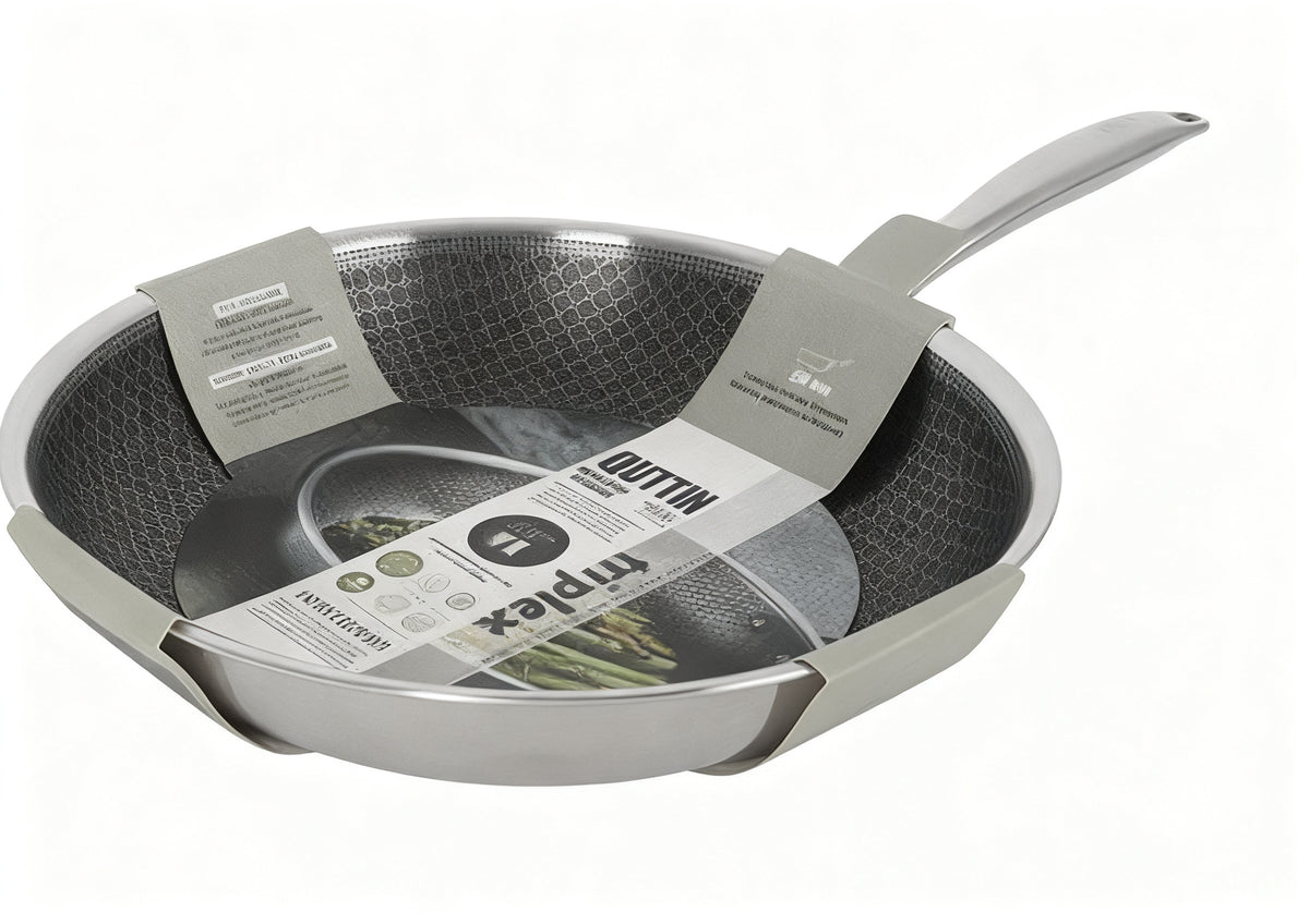 Sartén Acero Inducción Triplex 28cm Quttin