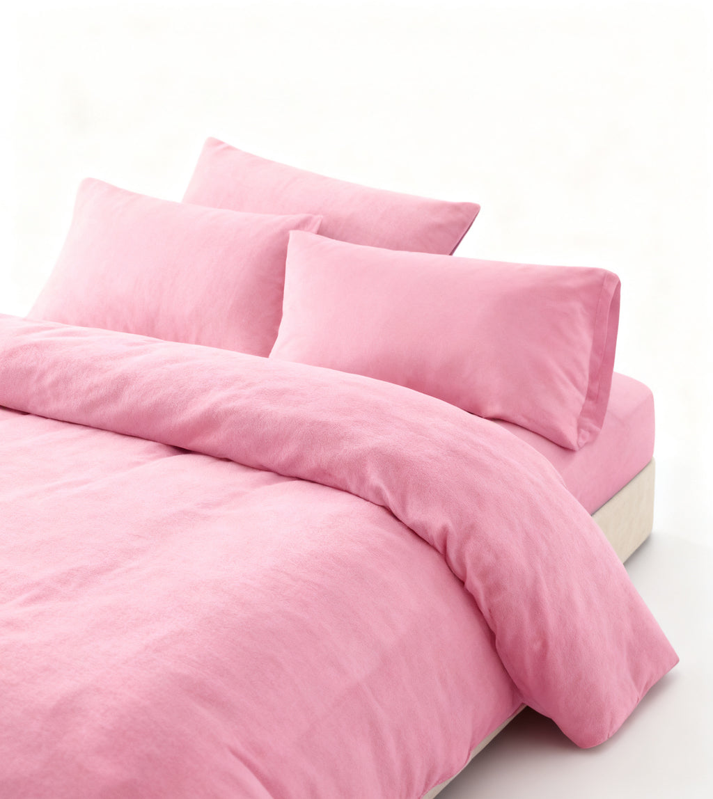 Juego de Funda Nórdica 180cm Rosa
