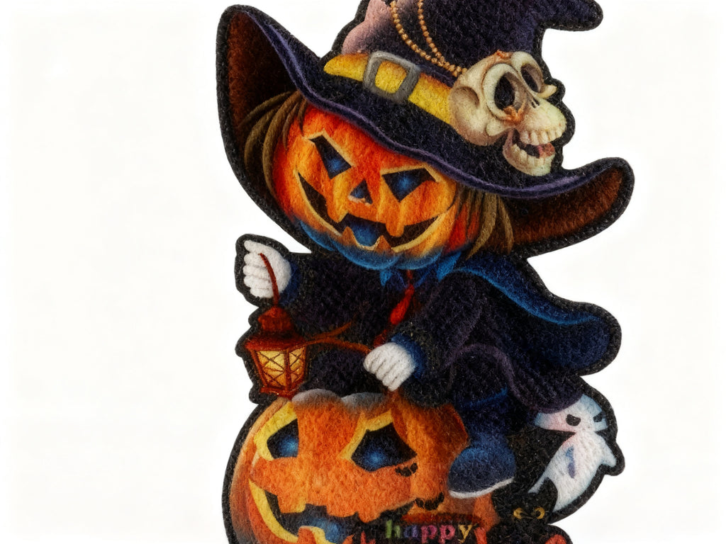 Adorno de Halloween con Luz Calabaza