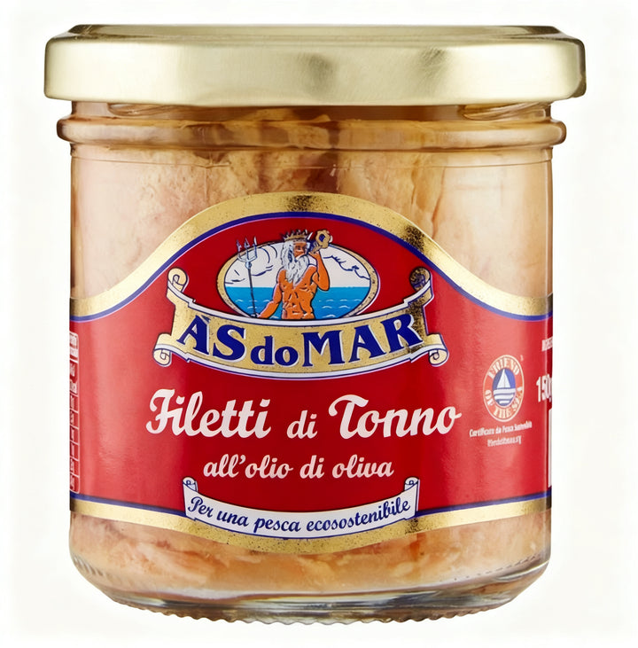 As do Mar Filetti di Tonno all'Olio di Oliva 150g - Tarro de Cristal