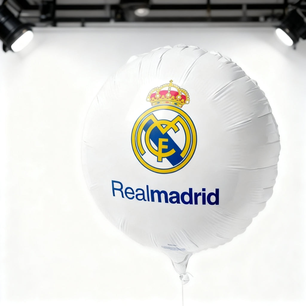 RM Globo Foil Real Madrid 45cm Pack 12