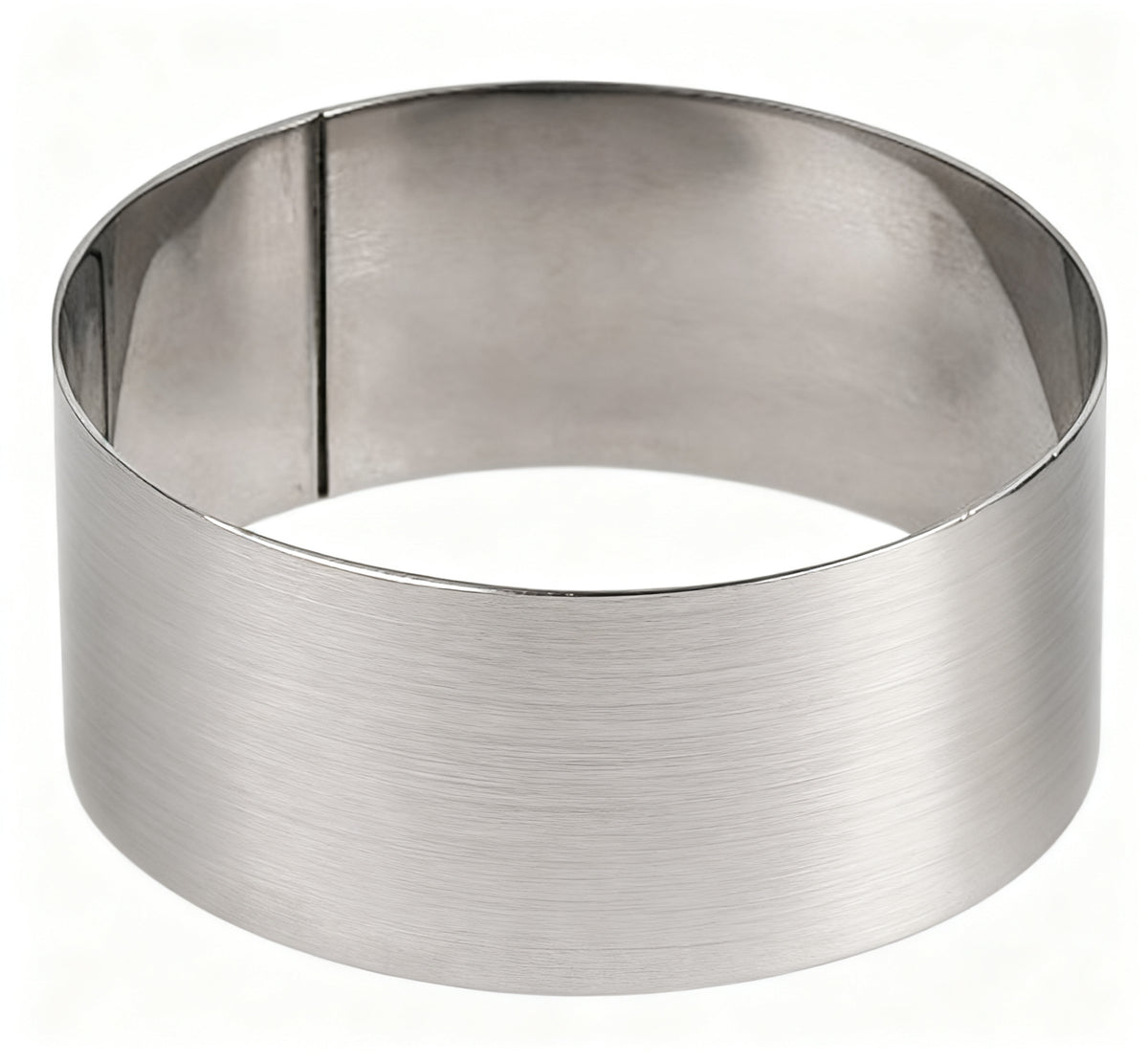 ARO INOX PULIDO 8 CM ALTURA 4,5 CM