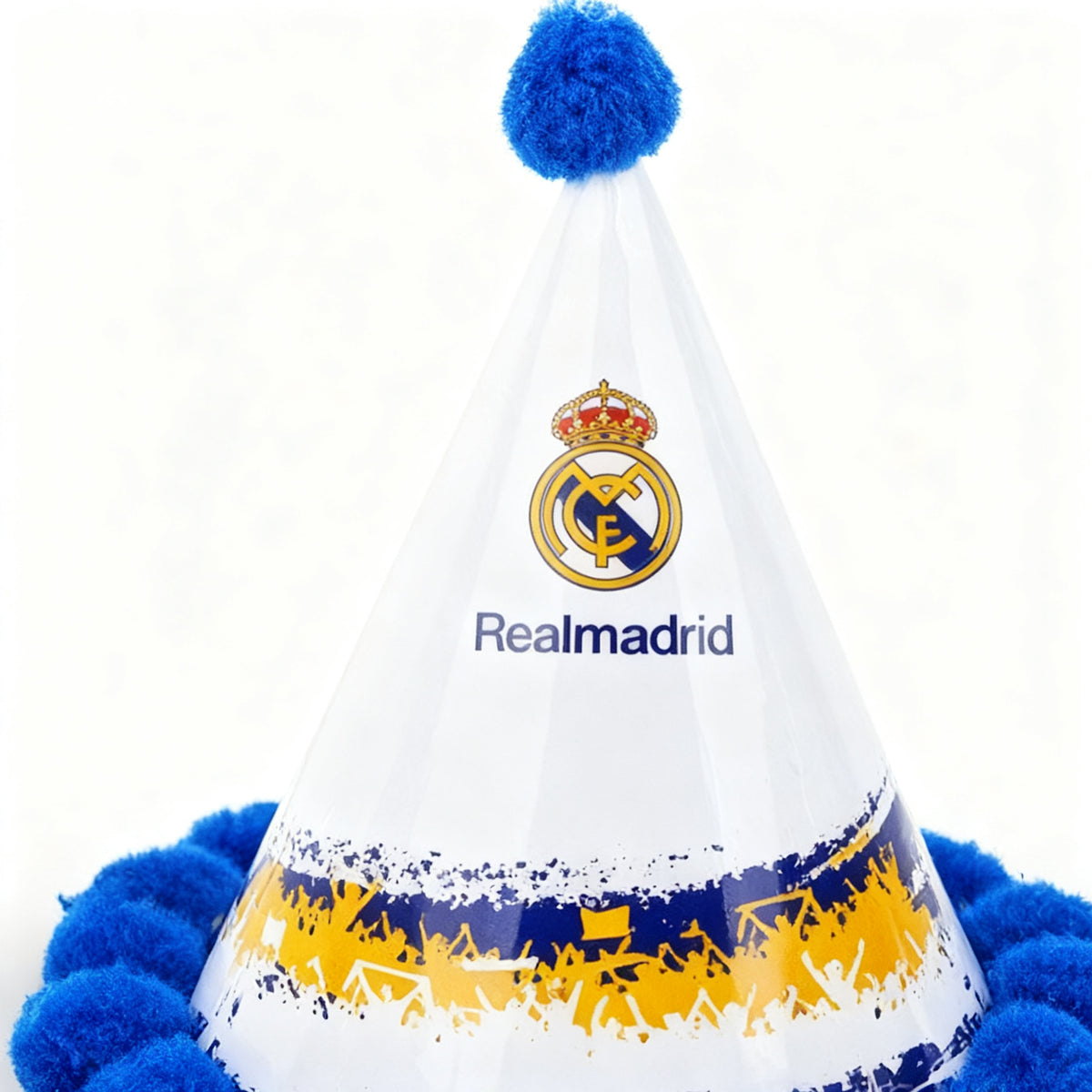 Gorro Fiesta Afición Real Madrid 20cm PQ.12
