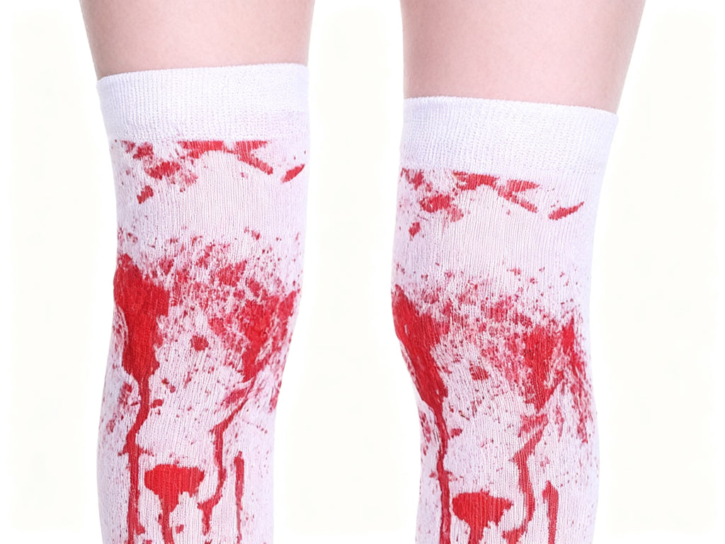 Medias Largas con Manchas de Sangre 2 Piezas