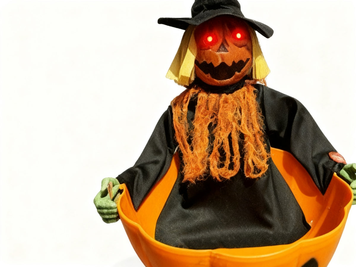 Plato de Fruta Fantasma de Calabaza Halloween