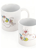 TAZA UNICORE 330 ML CERAMICA SURTIDO