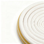Burlete de Caucho Forma D Blanco 6m