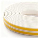 Burlete de Caucho Blanco 6m