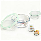 Fiambrera de Cristal 400ML Ø14x6.6CM