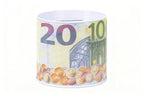 Hucha Metálica Diseño Billete Euro 9x9,5 cm