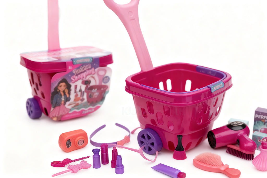 BELLEZA SET EN CARRITO PARA NIÑAS