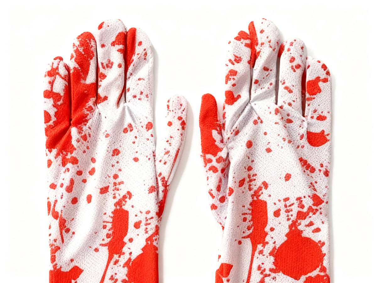 Guantes Largos con Manchas de Sangre para Halloween