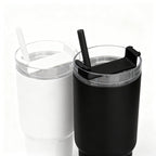 Vaso Pajita 750ml Blanco y Negro