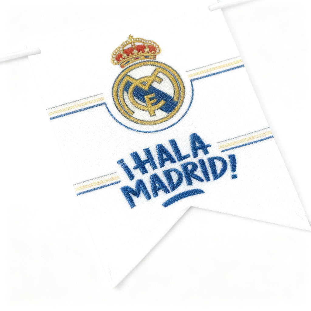 Guirnalda Real Madrid ¡Hala Madrid! 12 piezas