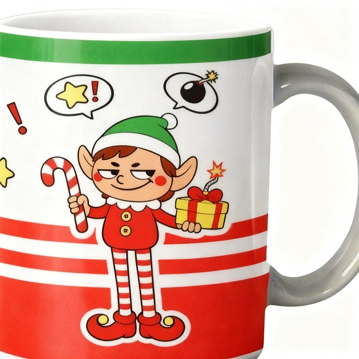 Taza Elfo Travieso en Caja Regalo