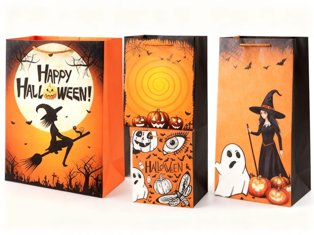 Bolsas de Regalo Halloween 4 Modelos Surtidos