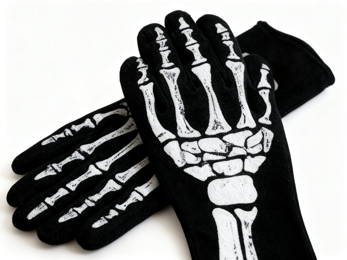 GUANTES CON HUESOS PARA HALLOWEEN